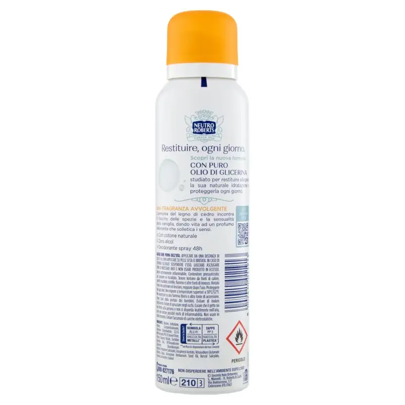 Neutro Roberts Deodorant Spray Cedro si Vanilie 150 ml Bax 12 buc.